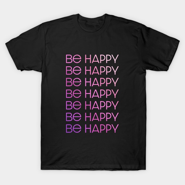 Dixie Damelio - be happy title pink rainbow | Charli Damelio Hype House Tiktok T-Shirt by Vane22april